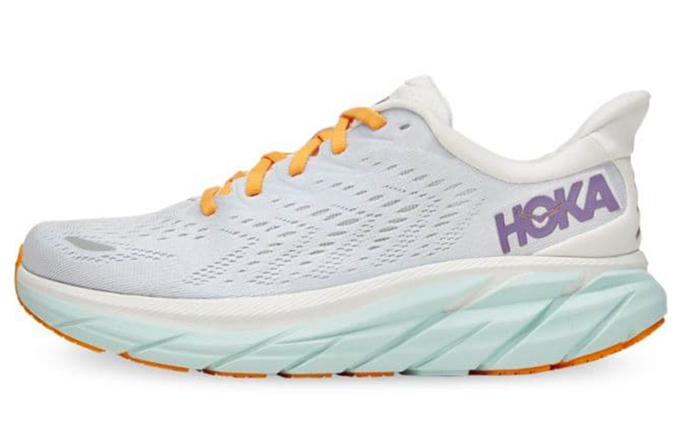 

Кроссовки HOKA ONE ONE Clifton 8 Blanc De Blanc Purple Seafoam Women's