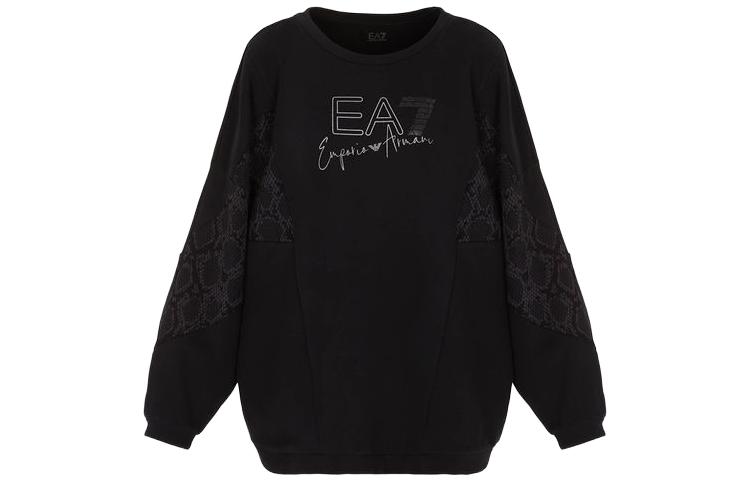 Толстовка EA7 женская EMPORIO ARMANI, черный — фото 3