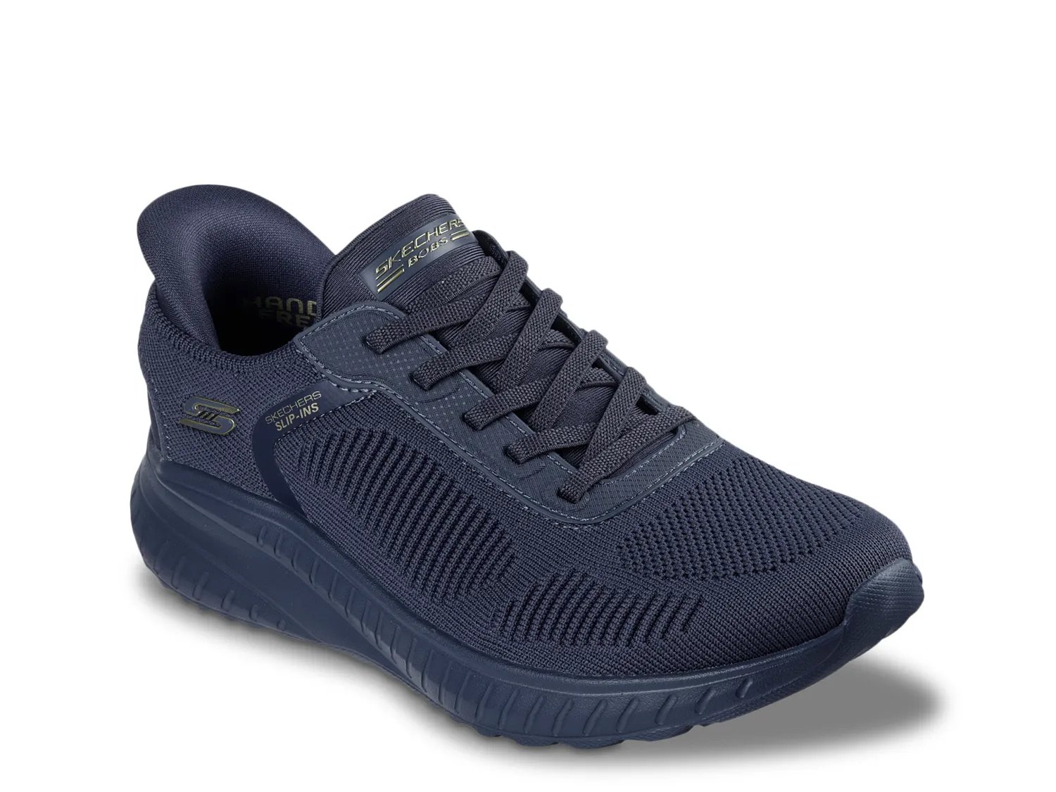 Кроссовки Skechers Hands Free Slip-Ins: BOBS Sport Squad Chaos Slip-On Sneaker - Women's, Dark Navy