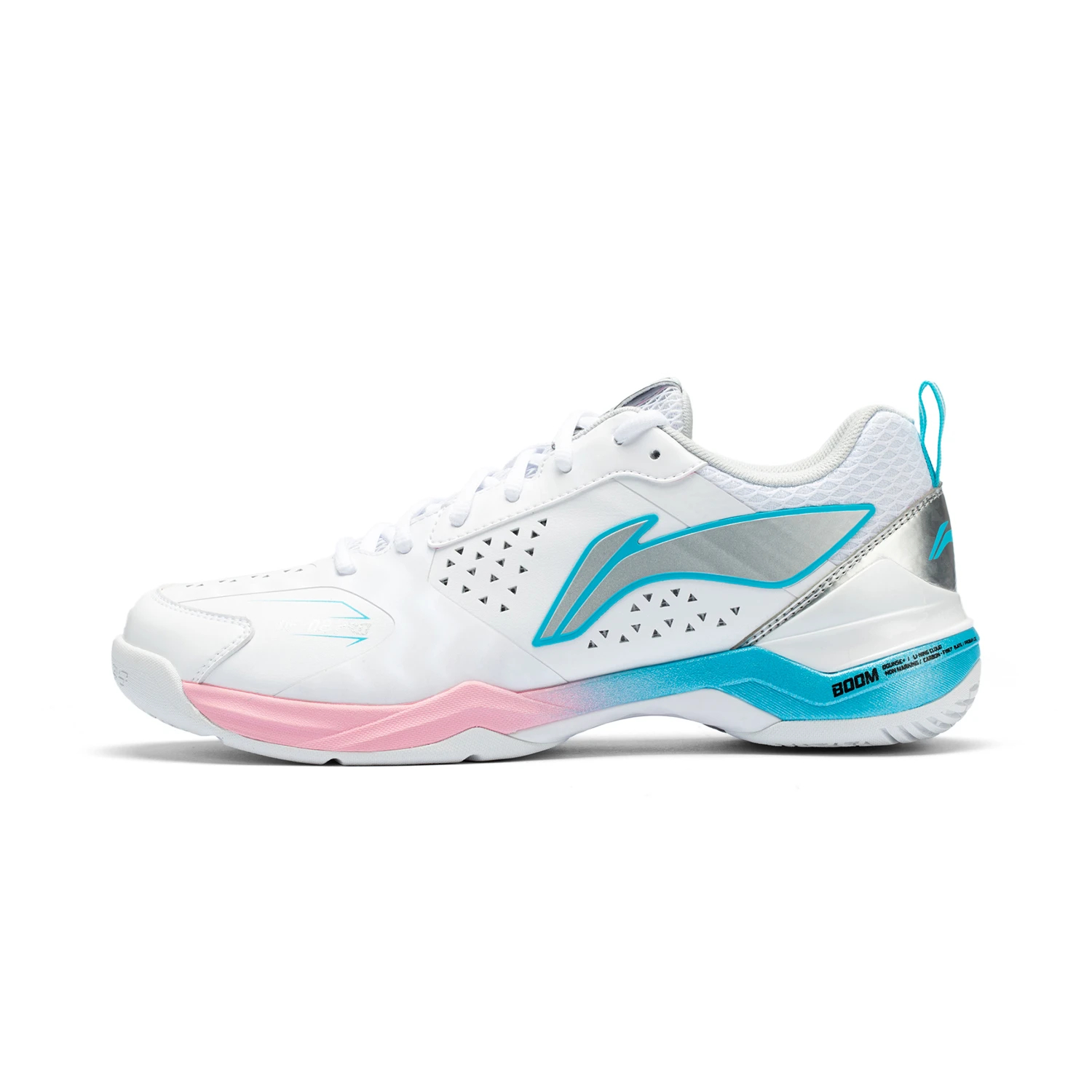 Кроссовки для бадминтона Li-Ning Blade II PRO Cushioning, Wear Resistant Low top Unisex White Silver — фото 3