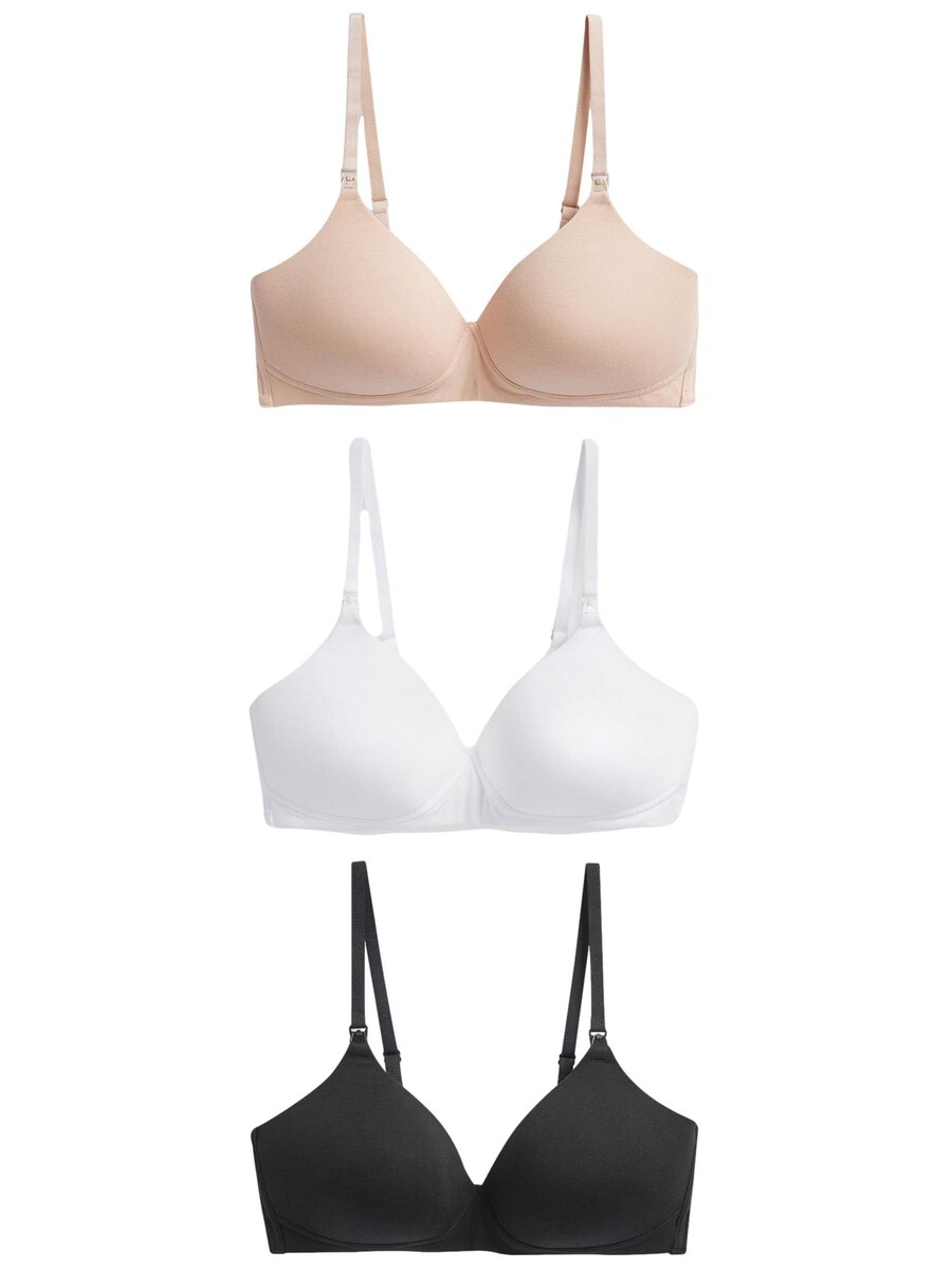 

Треугольный бюстгальтер для кормления Next, цвет Beige/Black/White