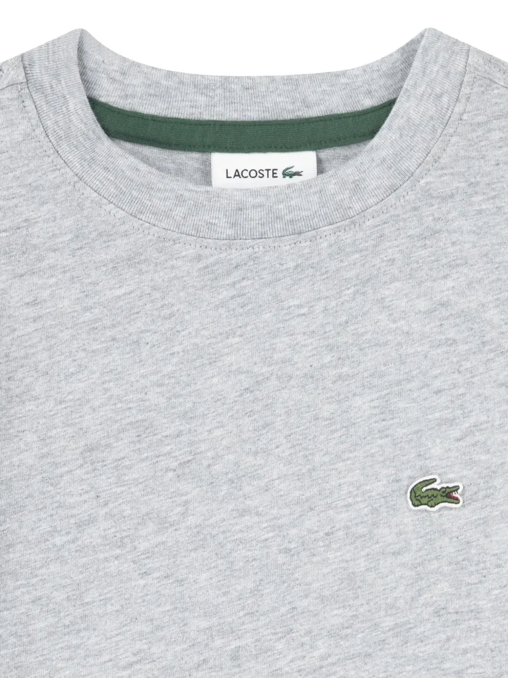 Футболка с логотипом Lacoste Kids, серый — фото 3
