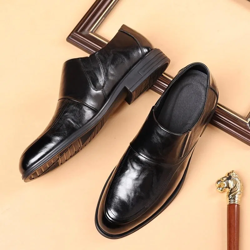 Лоферы мужские ортопедические, Brogue Shoes, черный UOPYNE — фото 3