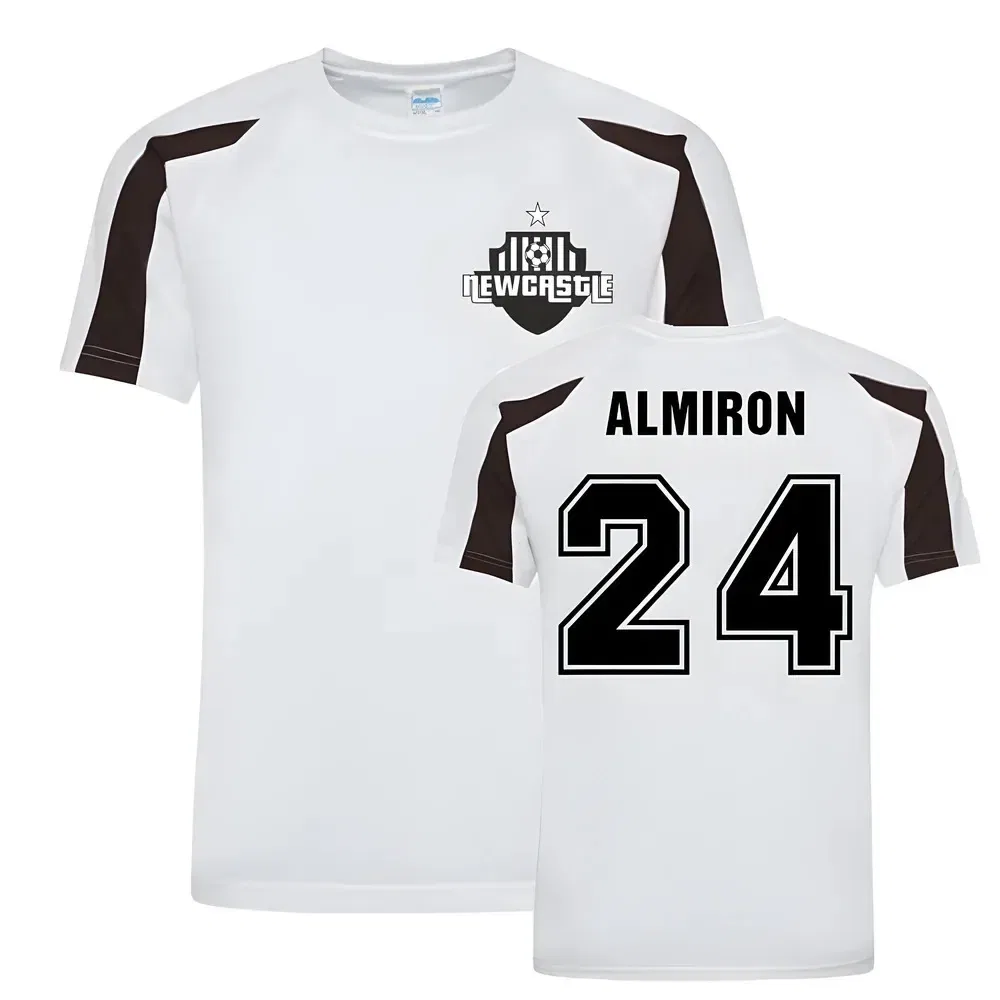 Футбольная тренировочная джерси Miguel Almiron Newcastle United Newcastle United Fc, белый