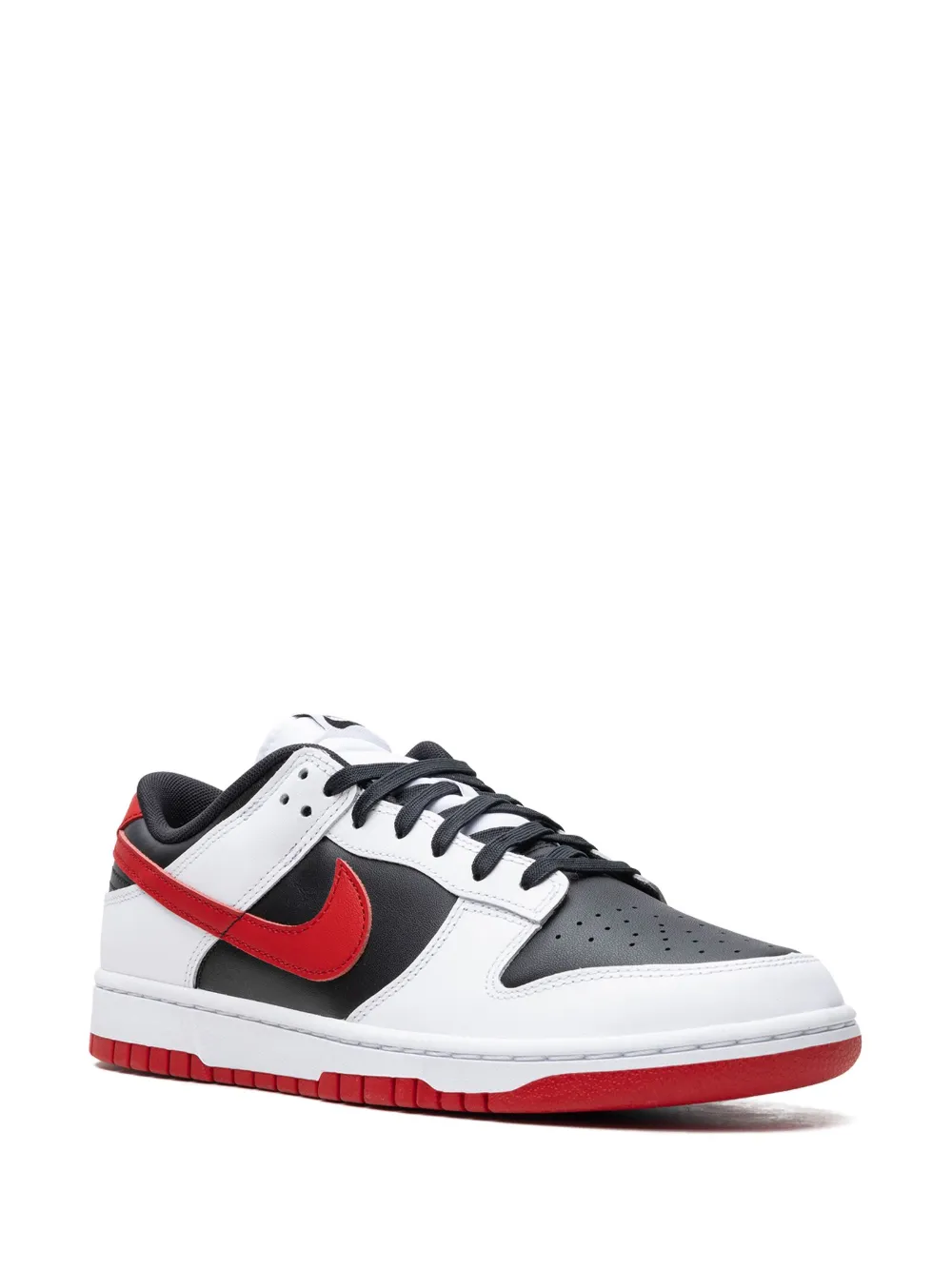 Кроссовки Dunk Low Retro Black/University Red Nike, белый — фото 2