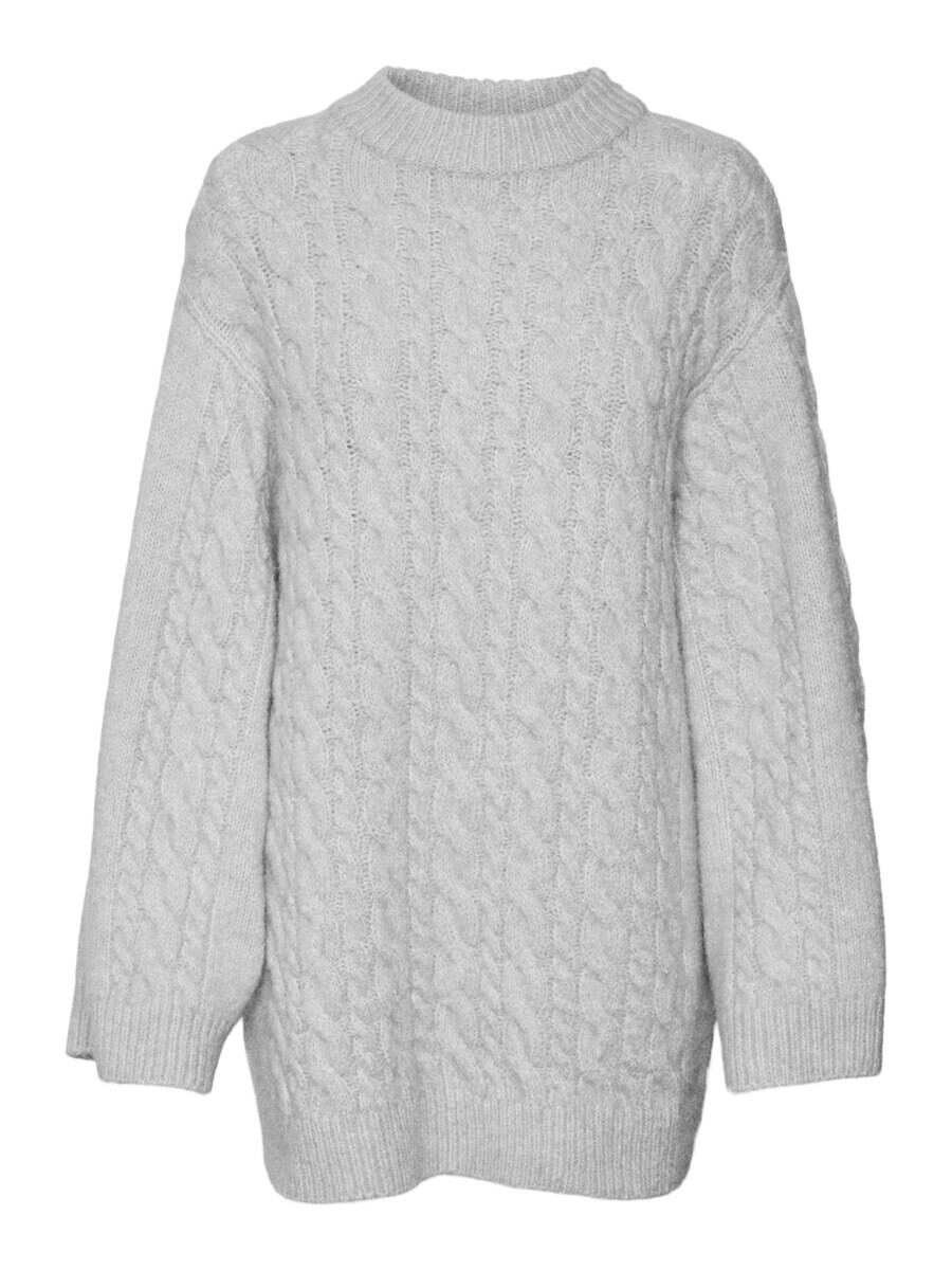 

Тонкий вязаный свитер VERO MODA Sweater Cobalt, серый