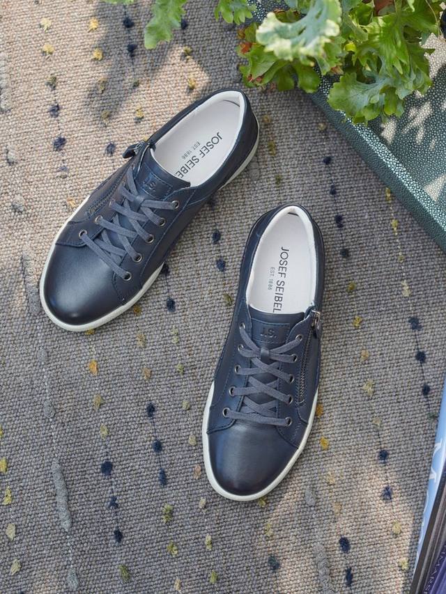 Кожаные кроссовки claire 03 на молнии Josef Seibel, цвет Blue Indigo — фото 2