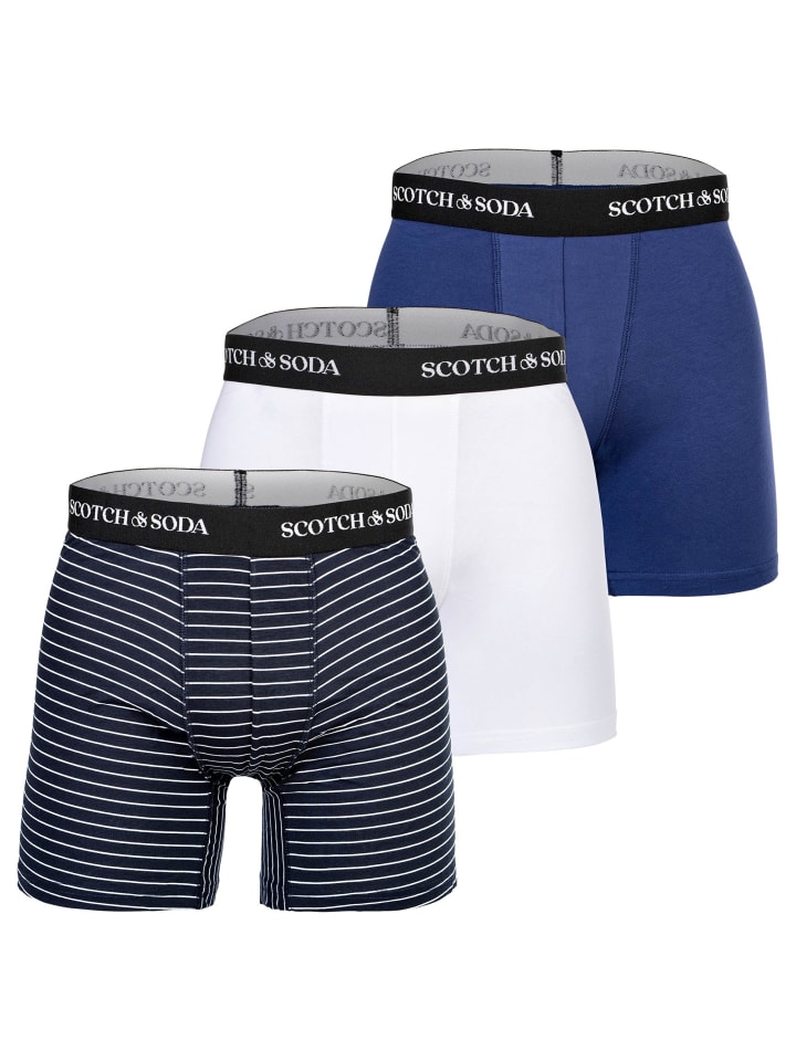 

Боксеры Scotch & Soda, синий/белый