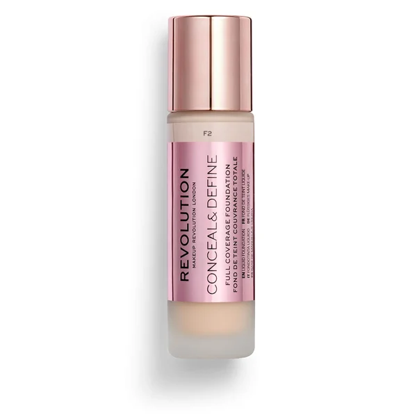 

Скрываем и подчеркиваем тональную основу - f2 Makeup Revolution, цвет f2