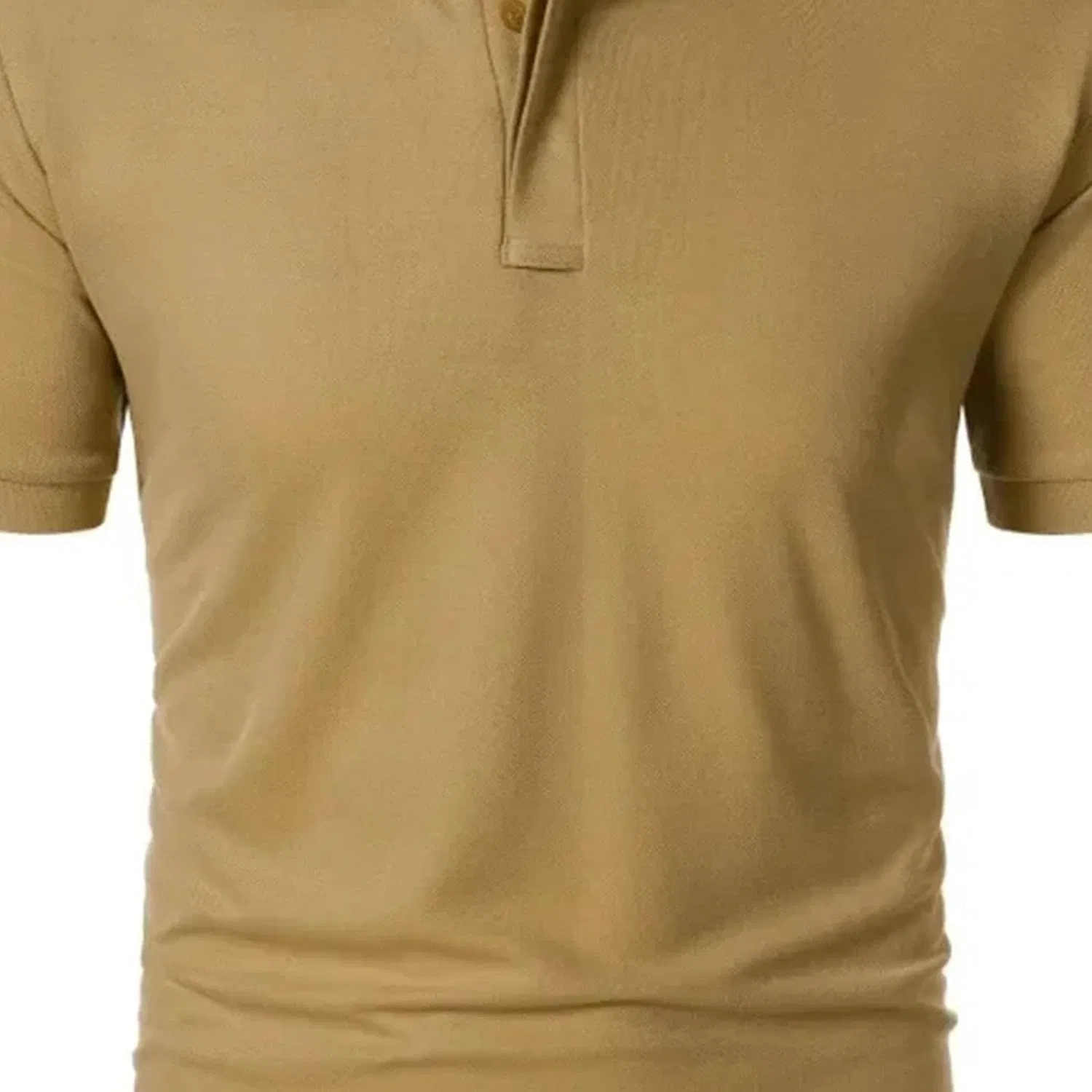 Мужское поло для активного отдыха, Generic, цвет Khaki — фото 2