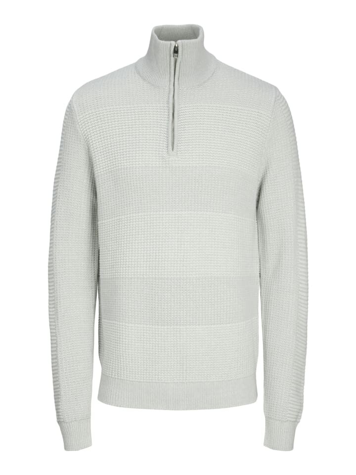 

Пуловер Jack & Jones Pullover 'Hugo Zip', серый
