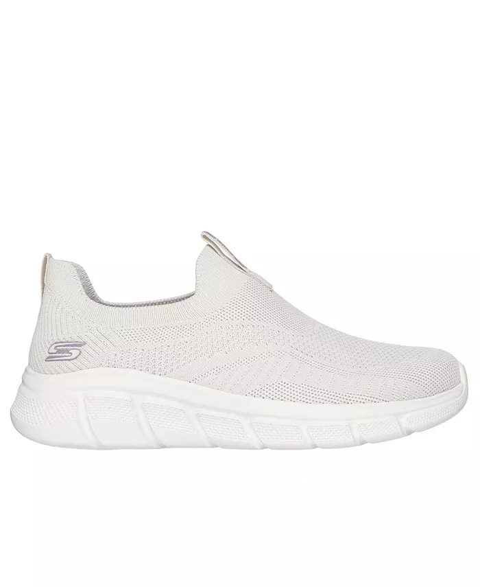 Женские BOBS Sport B Flex - повседневные слипоны от Finish Line Skechers, белый — фото 2