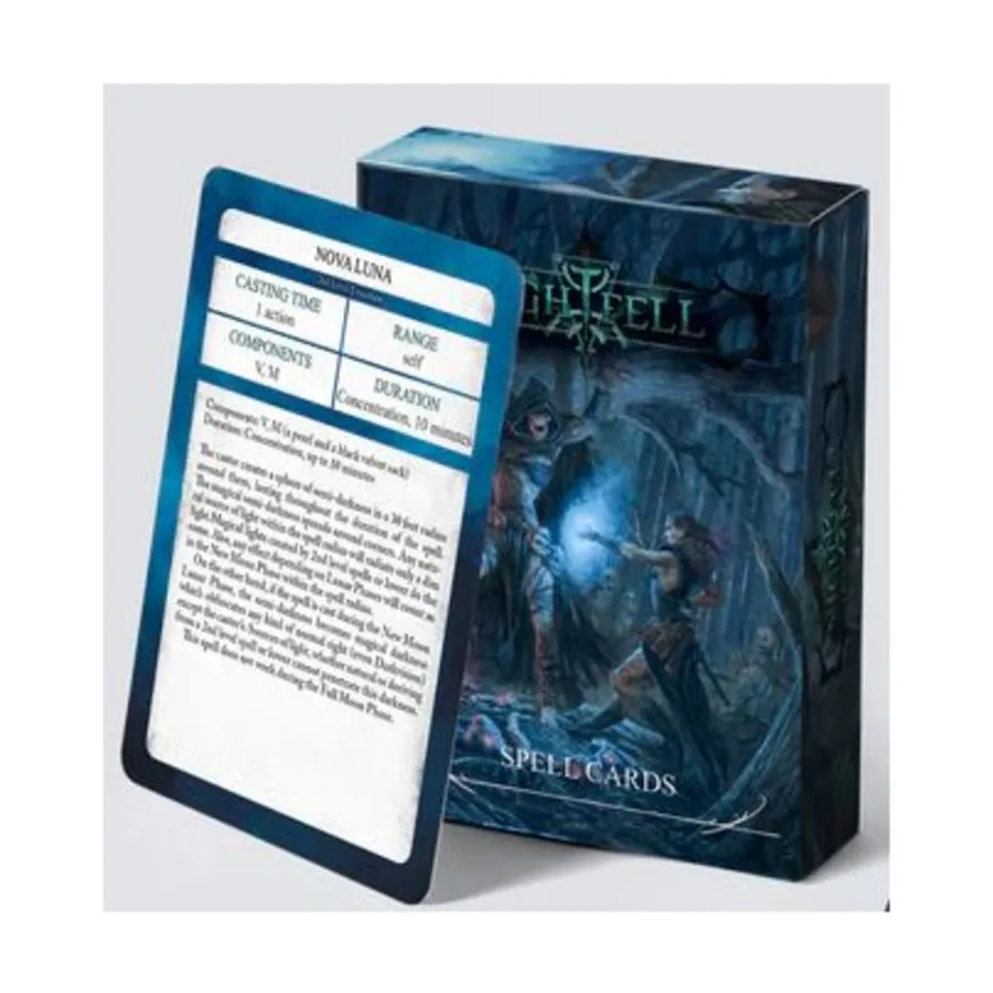

Наступление ночи — Спелл-карты, RPG - Fantasy (5e) (Mana Project Studio)