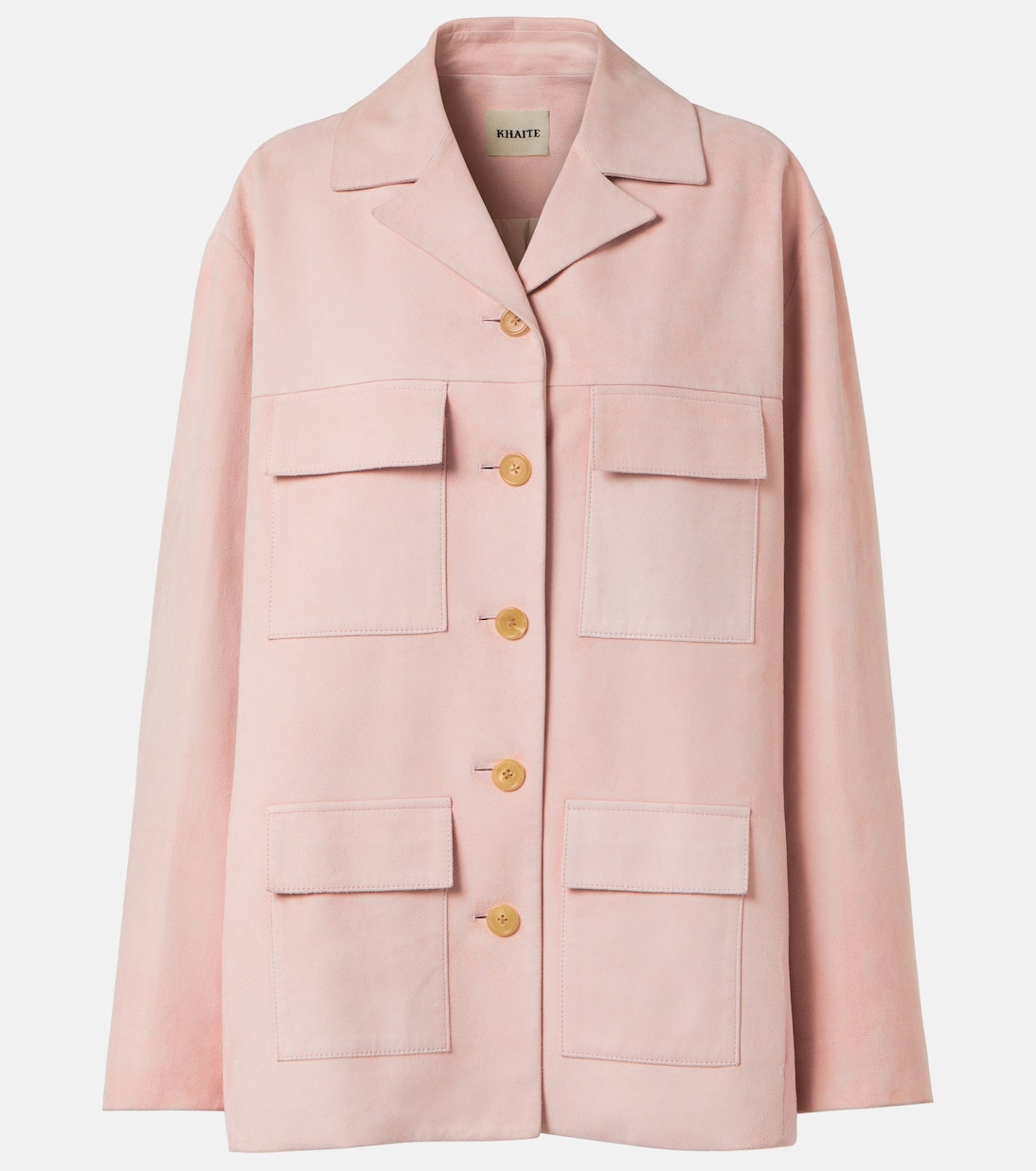 

Замшевая куртка Morsson Khaite, Soft Pink