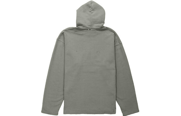 Толстовка blurred logo distress hoodie 'grey' Balenciaga, серый — фото 2