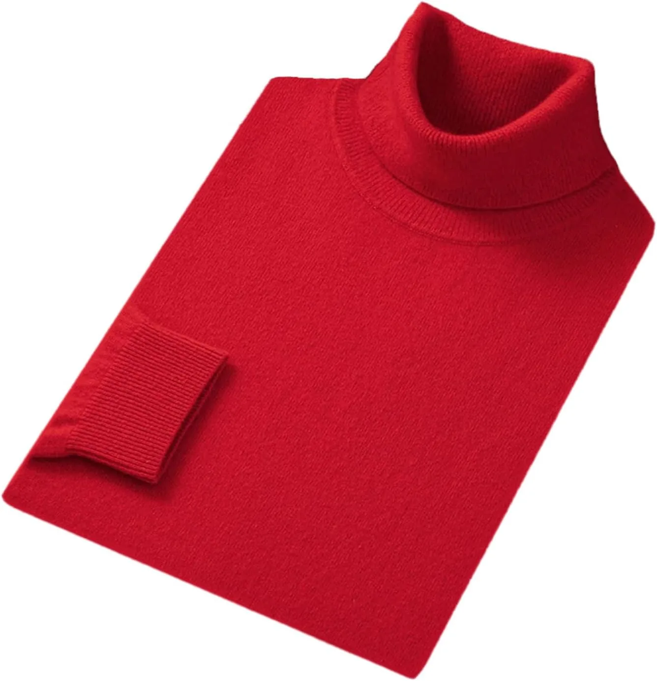 

Мужской свитер из 100% кашемира с высоким воротником Kelsiop