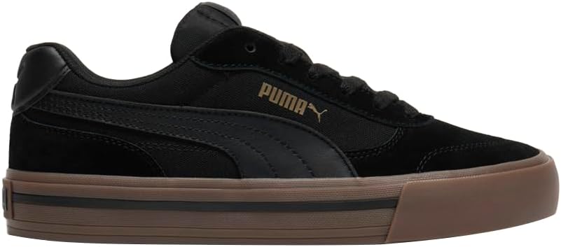 

Мужские кеды PUMA Court Classic Vulc, черный/золотой