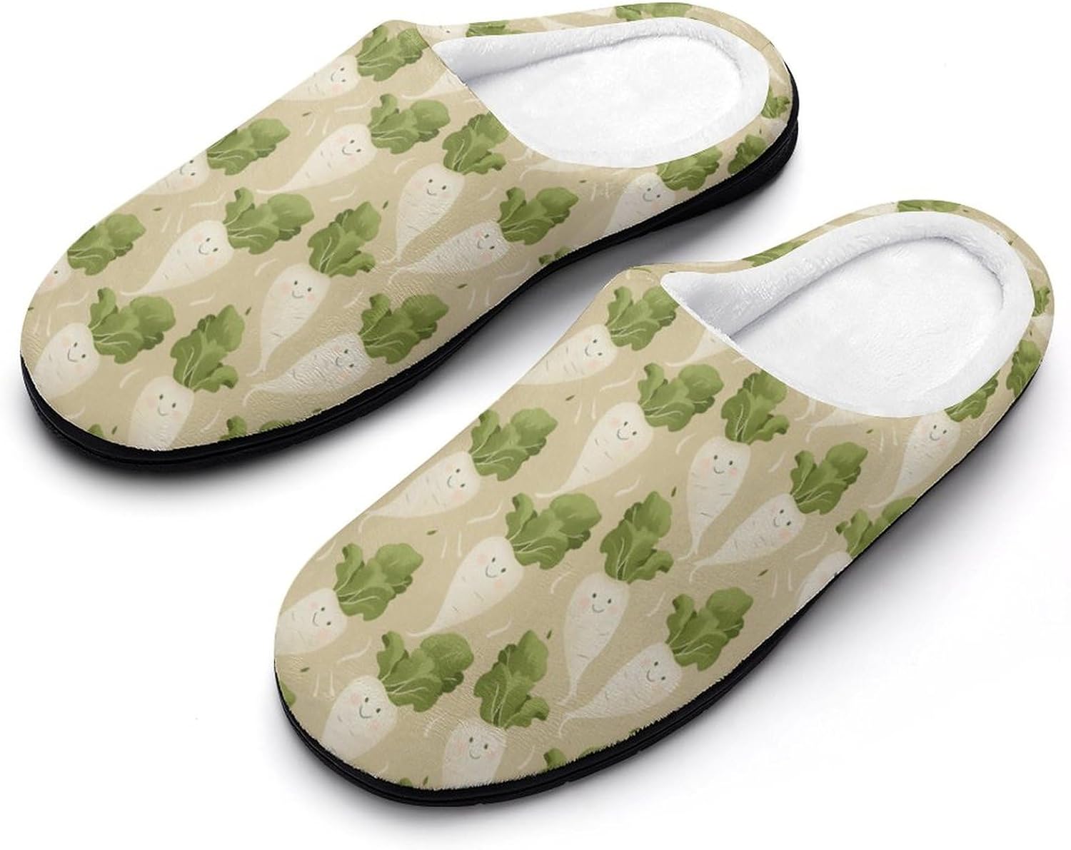 

Мужские хлопковые тапочки с рисунком красной панды и бамбука, для дома и улицы, теплые, уютные, мягкие, с нескользящей подошвой Daihanle