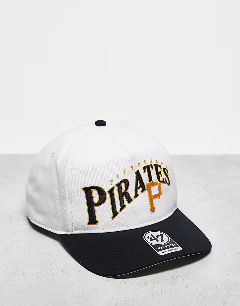 

Бейсболка 47 Brand Pittsburgh Pirates белого и черного цвета