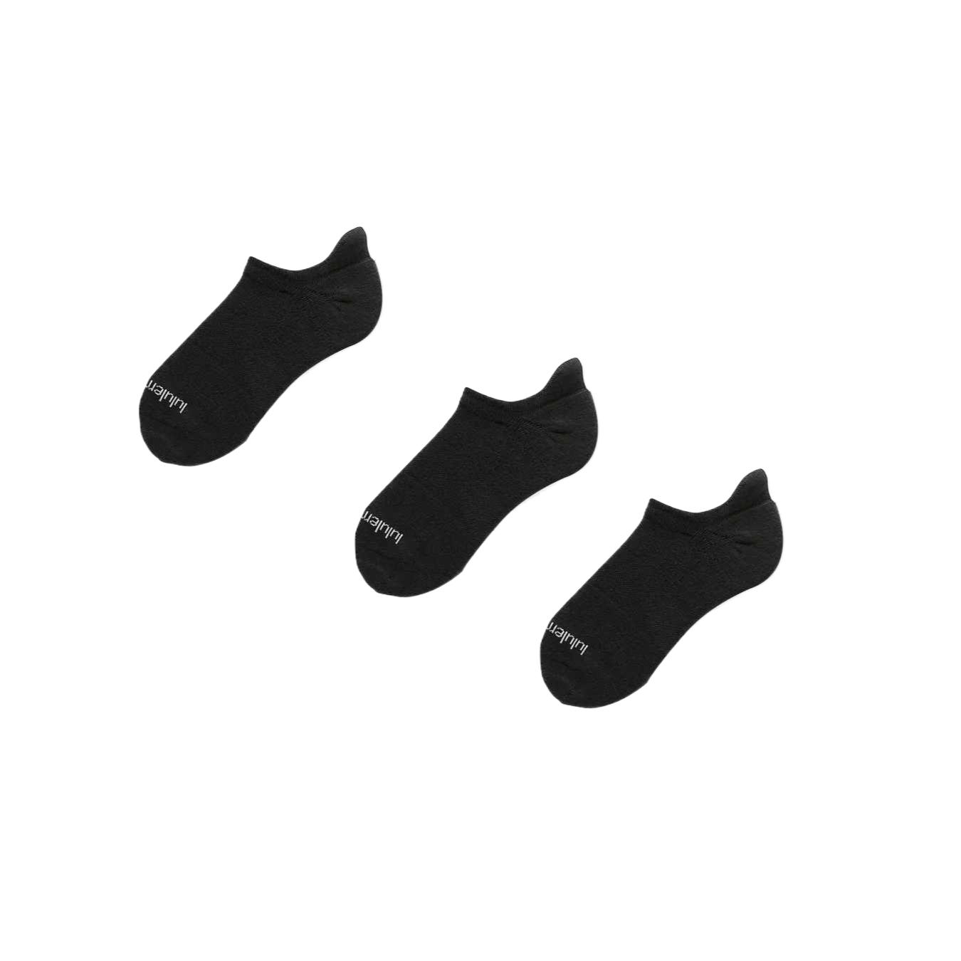 

Женские носки щиколотки 3 пары Lululemon, черный