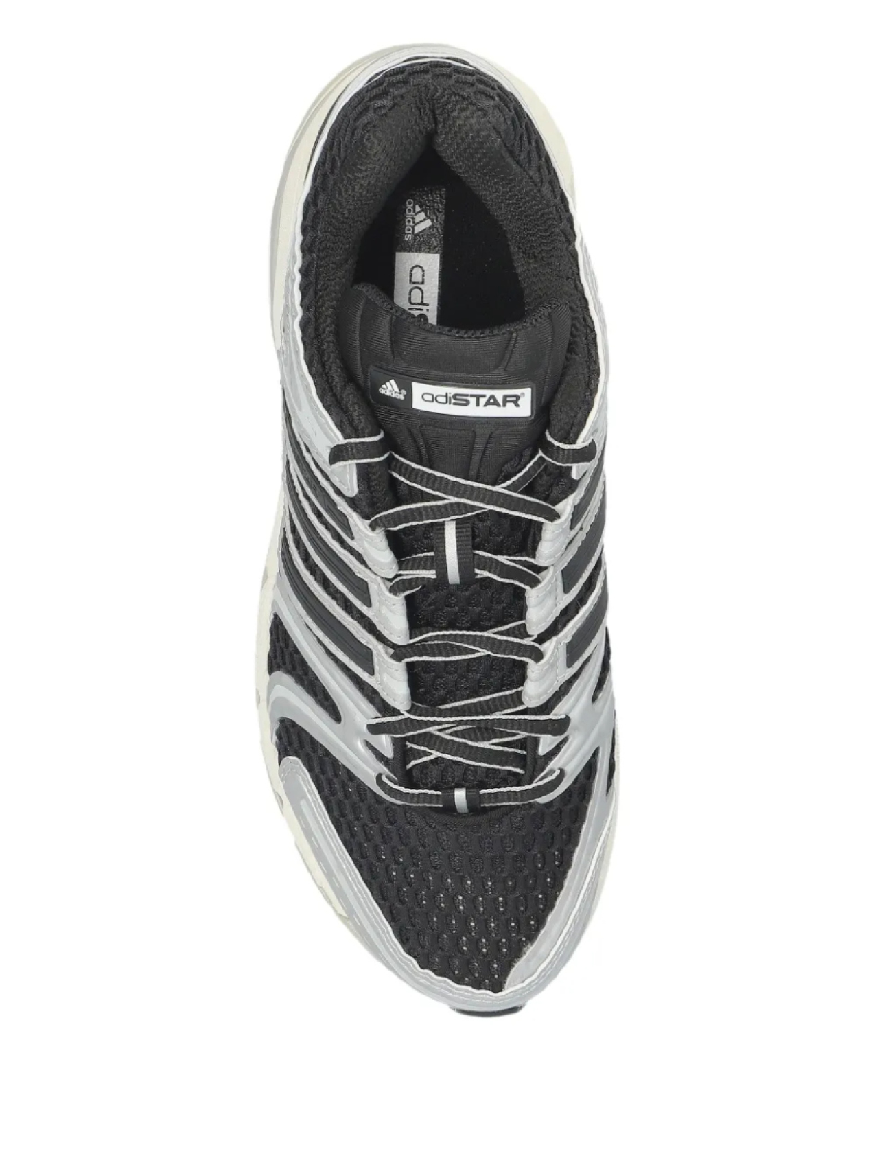 Кроссовки Adidas Adistar с сетчатыми вставками, серебряный — фото 4