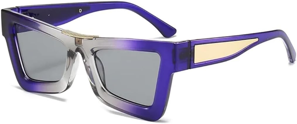 

Солнцезащитные очки для мужчин и женщин - защита UV400 - оправа "кошачий глаз" с градиентными линзами, компактная форма, для занятий спортом на открытом воздухе и вождения DSVIGF, Purple