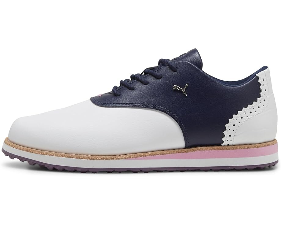 Кроссовки PUMA Golf Avant, цвет Puma White/Deep Navy — фото 3