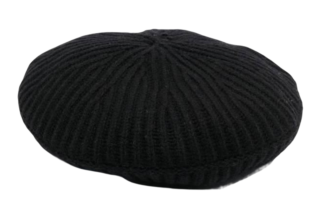 

Шапка с логотипом GANNI, черная