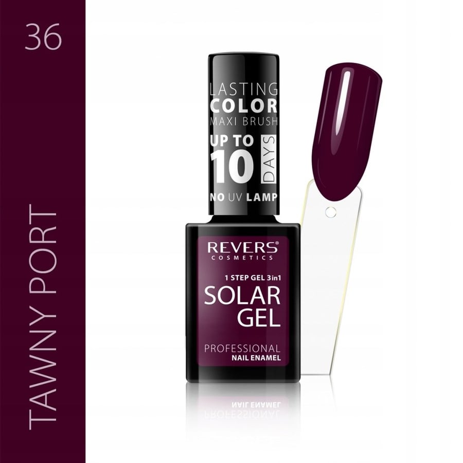 

Лак для ногтей SOLAR GEL 12 мл гибридный эффект 36 Revers
