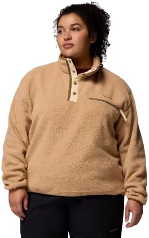 

Куртка женская Columbia Plus Size Helvetia Ii Cropped 1/2 Snap Fleece, Canoe