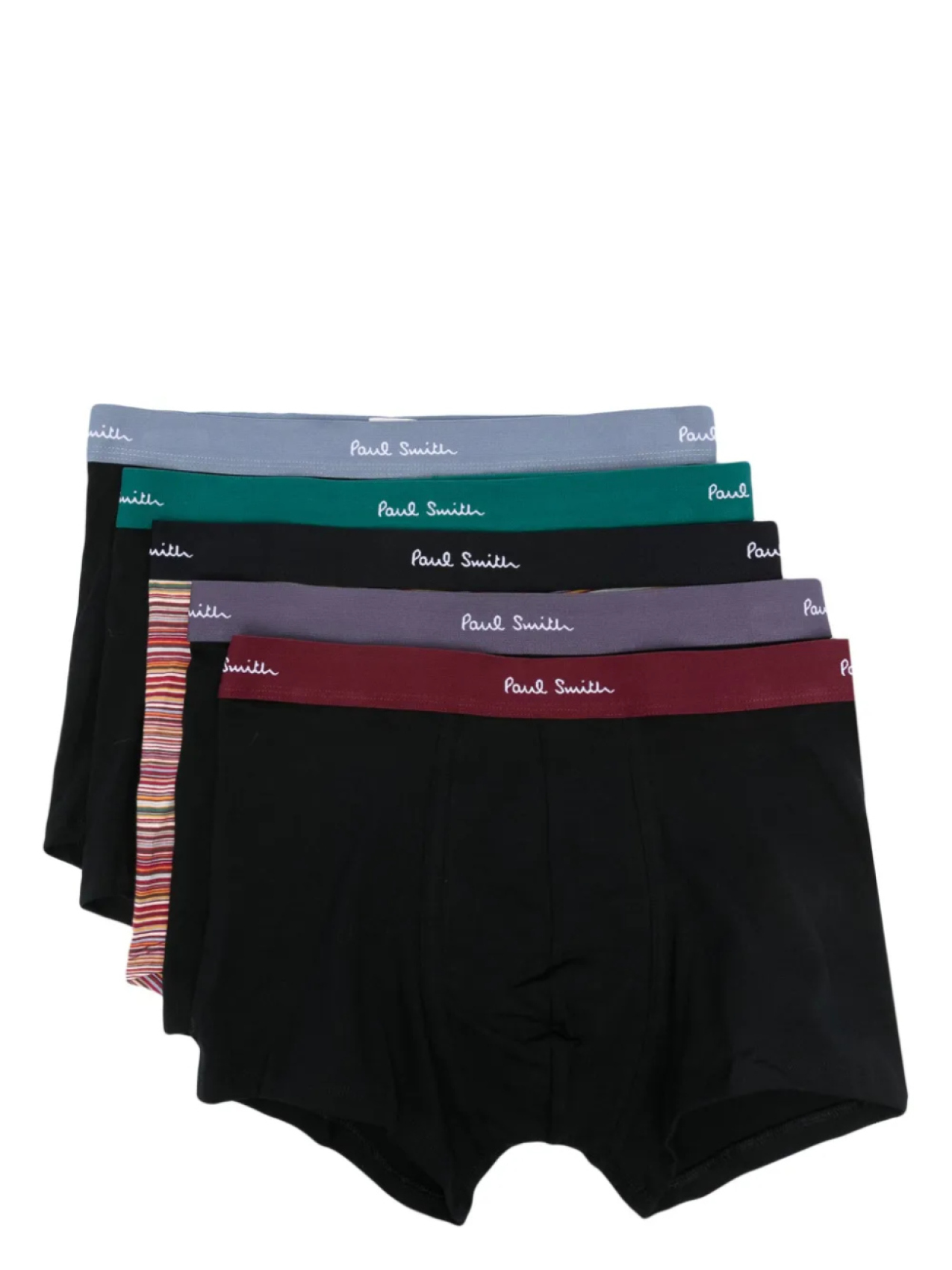 

Комплект из пяти боксеров с логотипом Paul Smith, черный