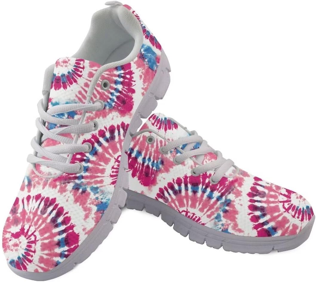 

Кроссовки AmzPrint Air Cushion Mesh Breathable Non Slip для бега и ходьбы, для мужчин, Tie Dye