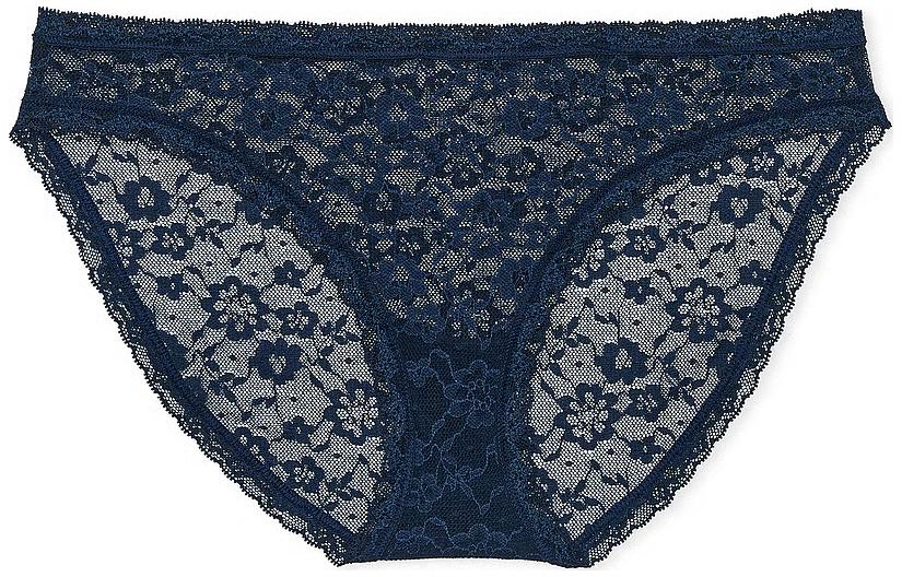 

Victoria's Secret Розовые трусики бикини the lacie lace/синие женские 1 упаковка navy blue