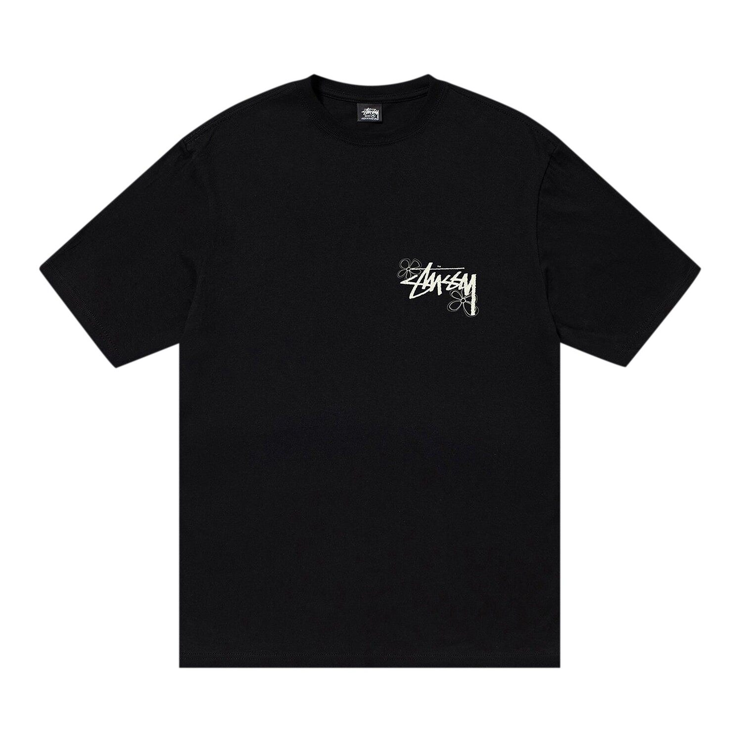 

Летняя футболка Stussy LB, черная, Черный, Летняя футболка Stussy LB, черная
