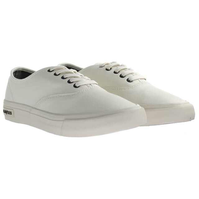Женские кроссовки Legend Sneaker Standard из поплина с отбеливающим эффектом Seavees, белый — фото 2