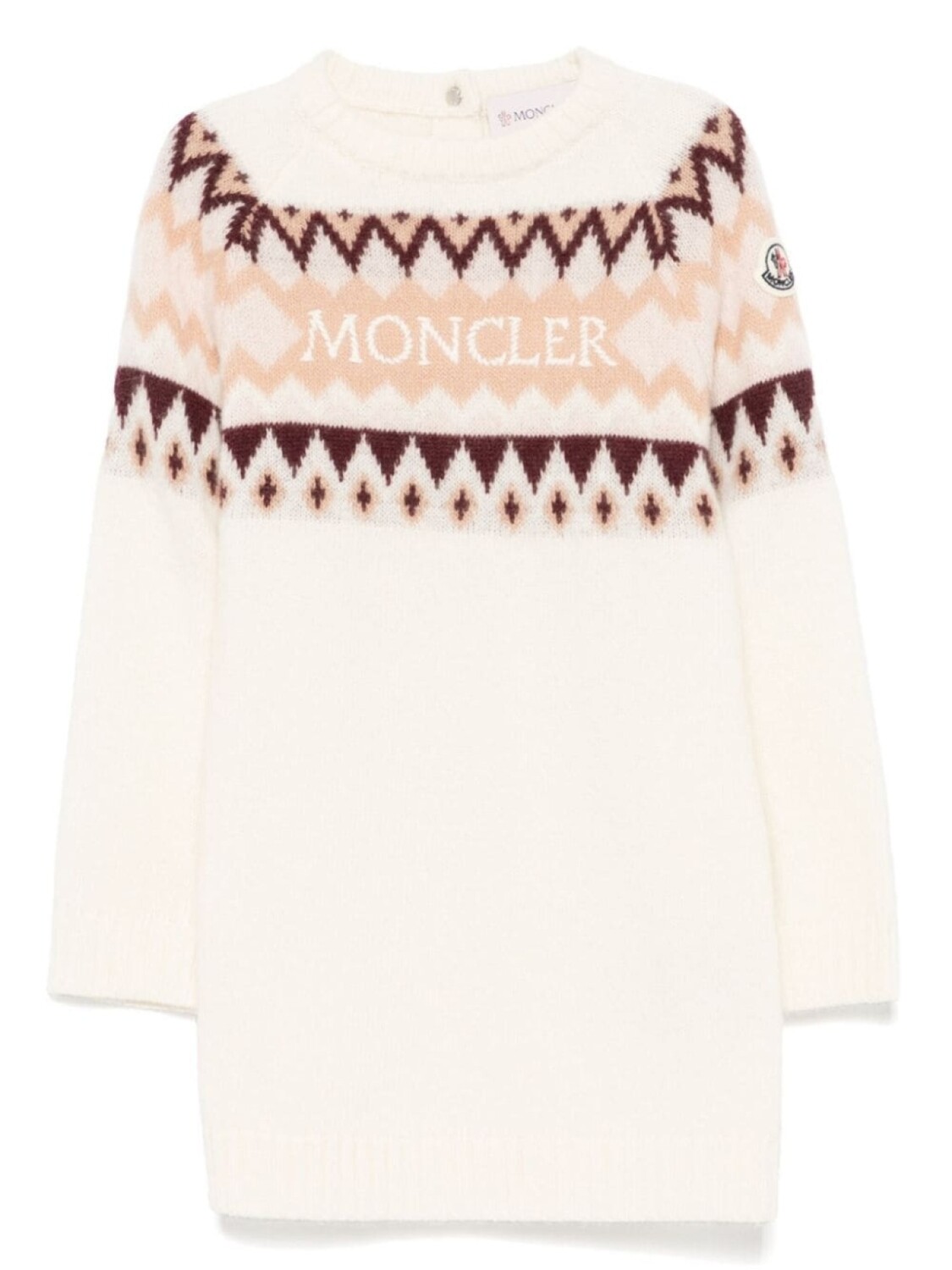 

Moncler Enfant шерстяное платье, серый