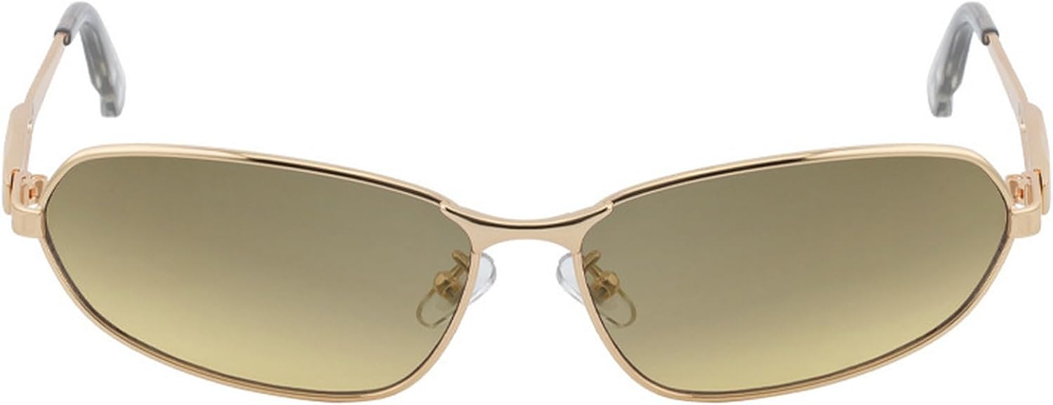 

Солнцезащитные очки «кошачий глаз» для женщин, 2025 год, маленькая прямоугольная оправа, модные солнцезащитные очки для женщин, для активного отдыха и вождения mincl, Gradient Champagne