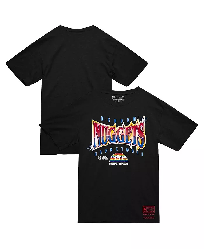 

Мужская футболка Denver Nuggets Worldwide Collection Glow Up черного цвета Mitchell & Ness