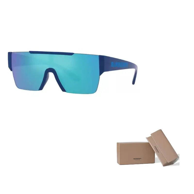 

Burberry Геометрические солнцезащитные очки, Blue