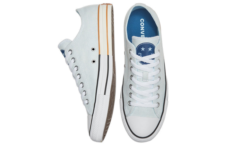 Кеды Converse Chuck Taylor All Star Low Top 'Blue', белый — фото 4