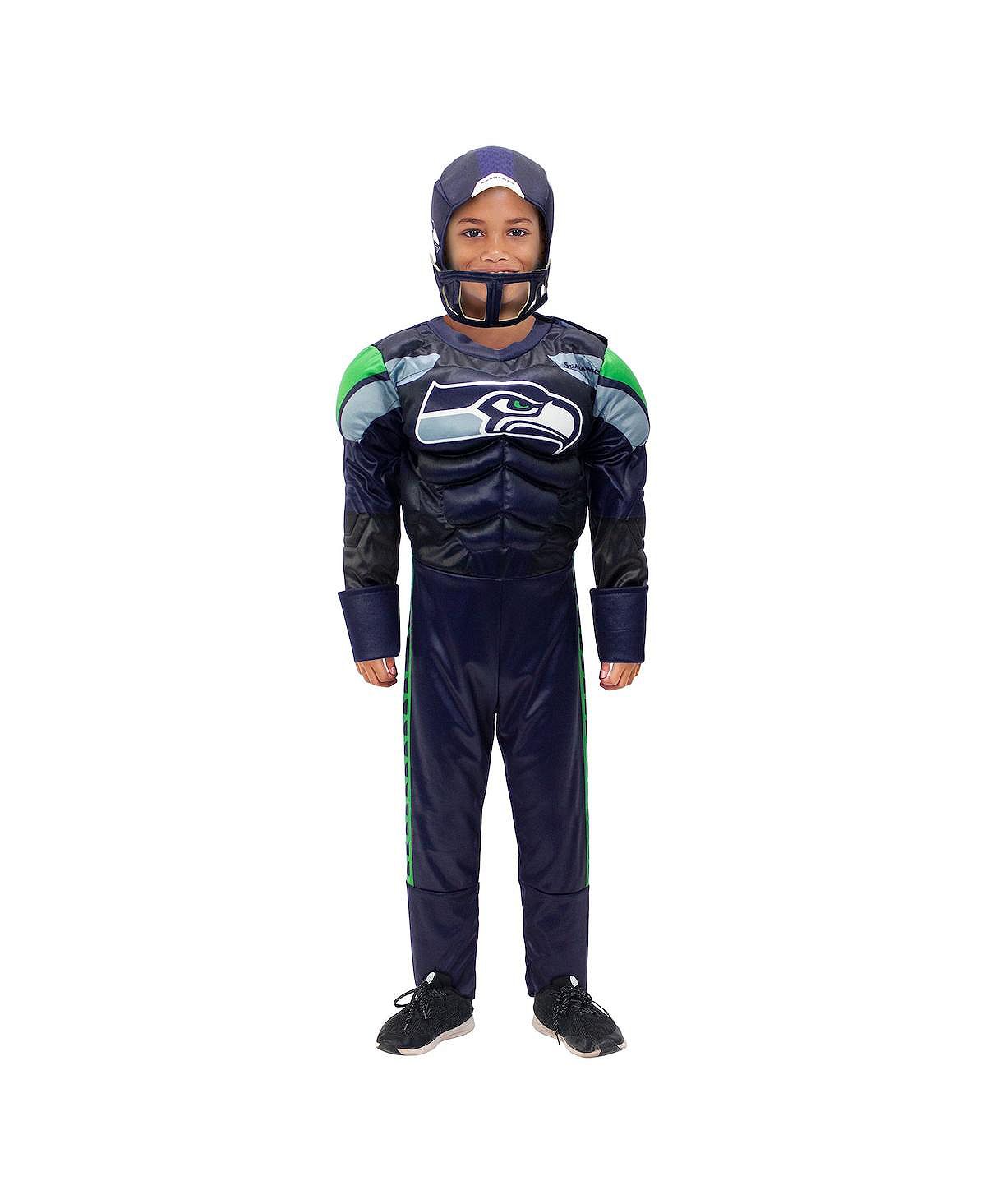 

Костюм для игрового дня Big Boys College Navy Seattle Seahawks Jerry Leigh