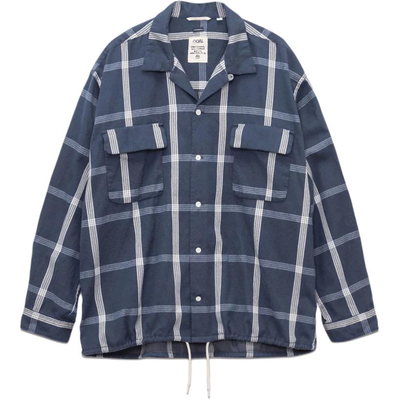 

Фланелевая рубашка FW25 PALAKA в клетку Unisex Nanamica, синий