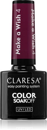 

Гибридный лак для ногтей Claresa SoakOff UV/LED Color Make a Wish, 4 5 g