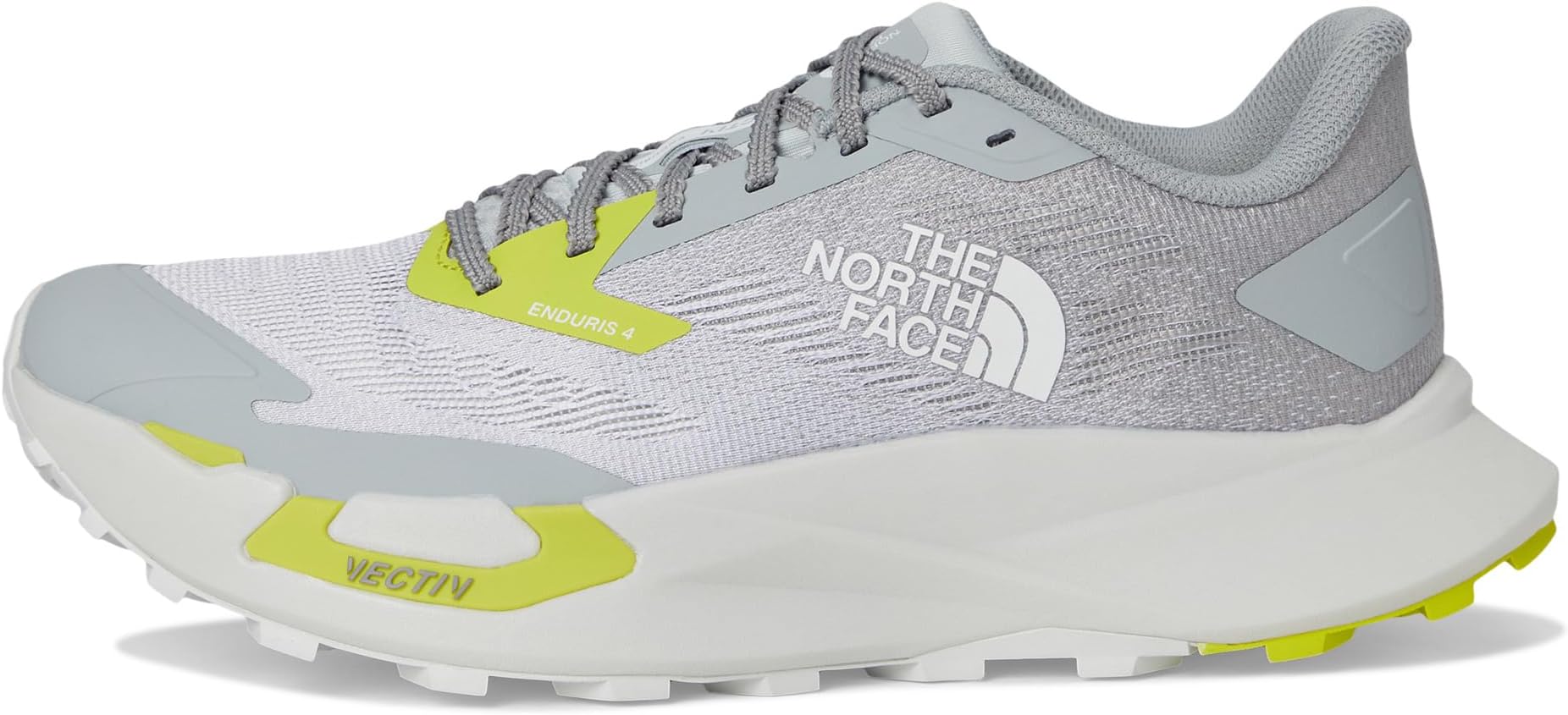 Кроссовки The North Face VECTIV Enduris 4, цвет High-Rise Grey/Sulphur Spring Green — фото 4