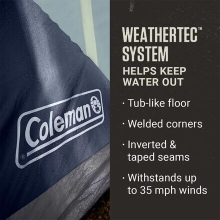 

Палатка Skydome XL: 12 человек, 3 сезона Coleman, цвет Blue Nights