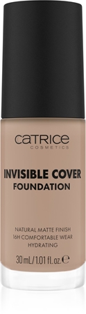 

Жидкая основа с матовым покрытием Catrice Invisible Cover Foundation, 025N 30 ml