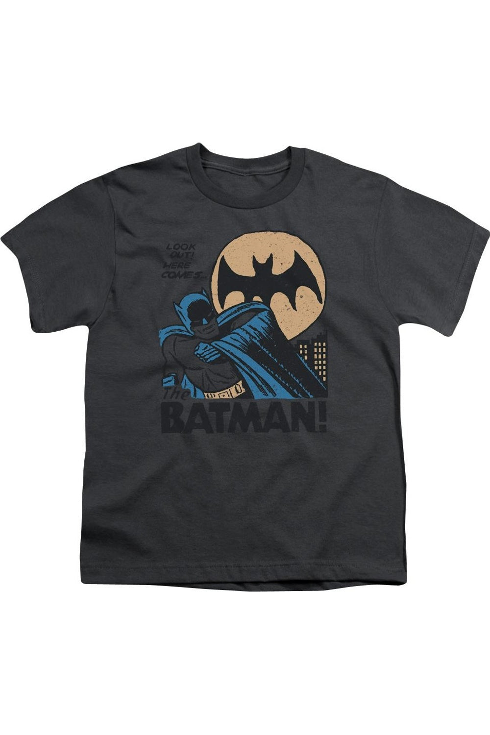 

Футболка с коротким рукавом для подростков DC Comics Look Out Gildan, Charcoal