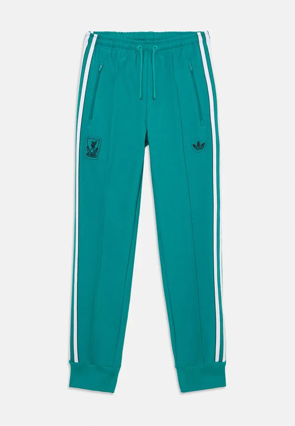 Детские спортивные штаны унисекс с символикой «ливерпуля». Adidas Performance, Sea Green