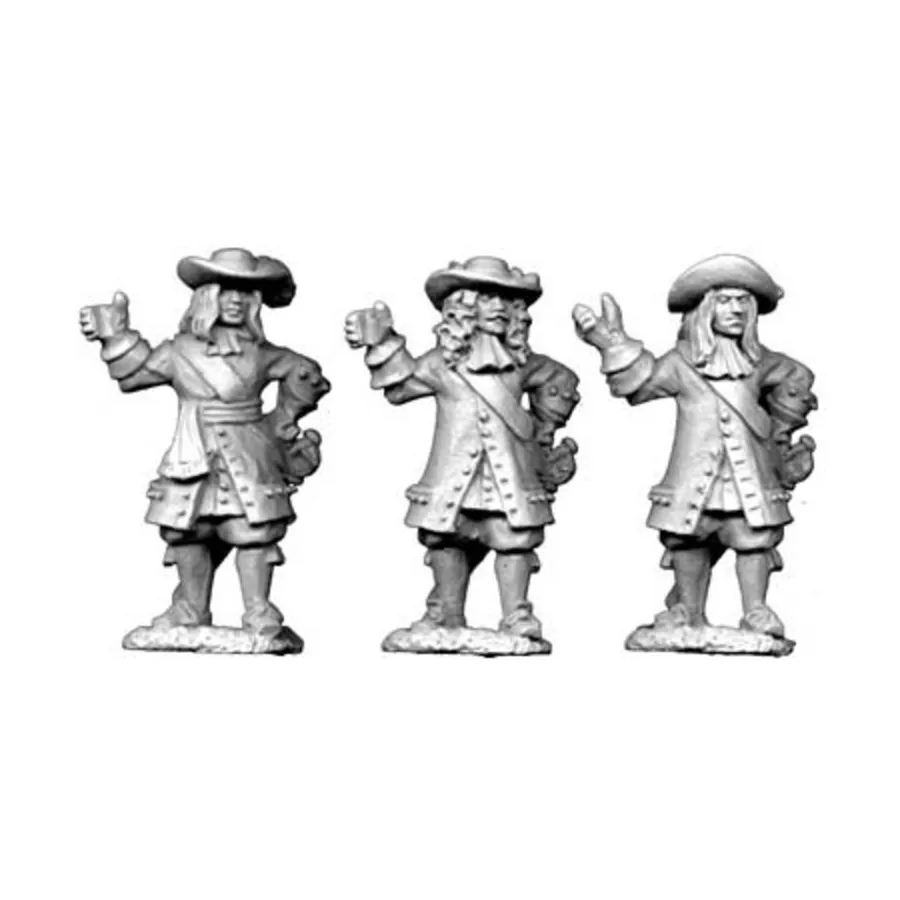 

Офицеры/знаменосцы 3, North Star 1672 - Infantry (28mm)
