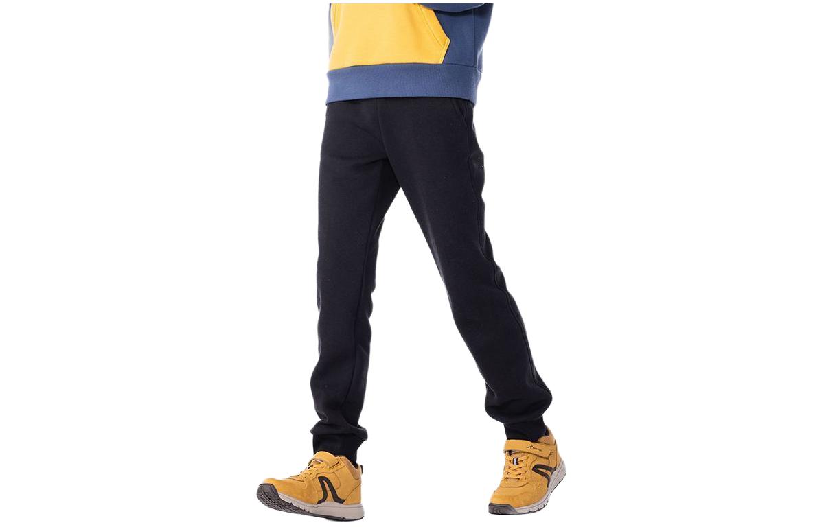 

Детские вязаные спортивные штаны DECATHLON, classic черный